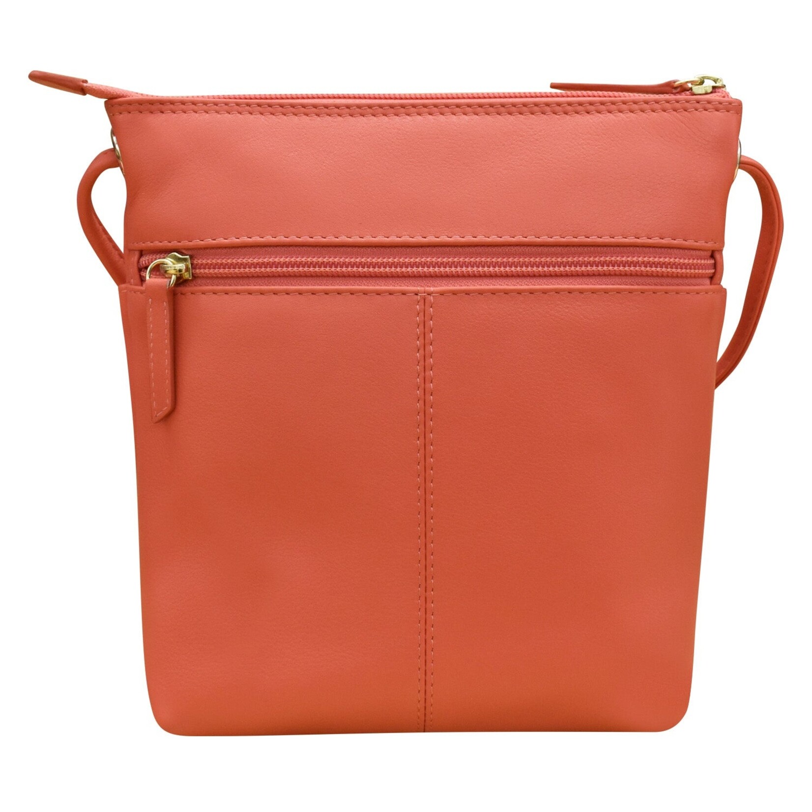 Leather Handbags and Accessories 6661 Coral - Midi Sac