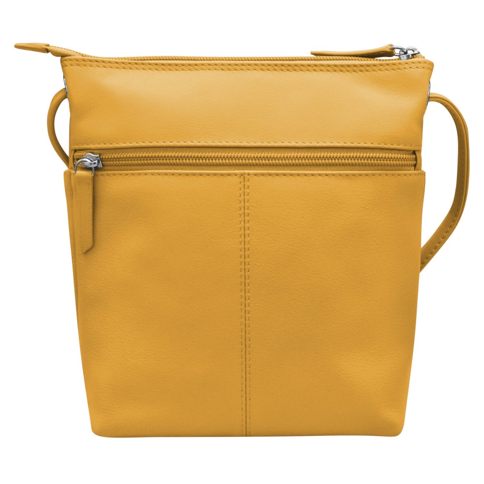 Leather Handbags and Accessories 6661 Yellow - Midi Sac