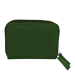 Leather Handbags and Accessories 6714 Hunter Green - RFID Double Zip Accordion Card Holder