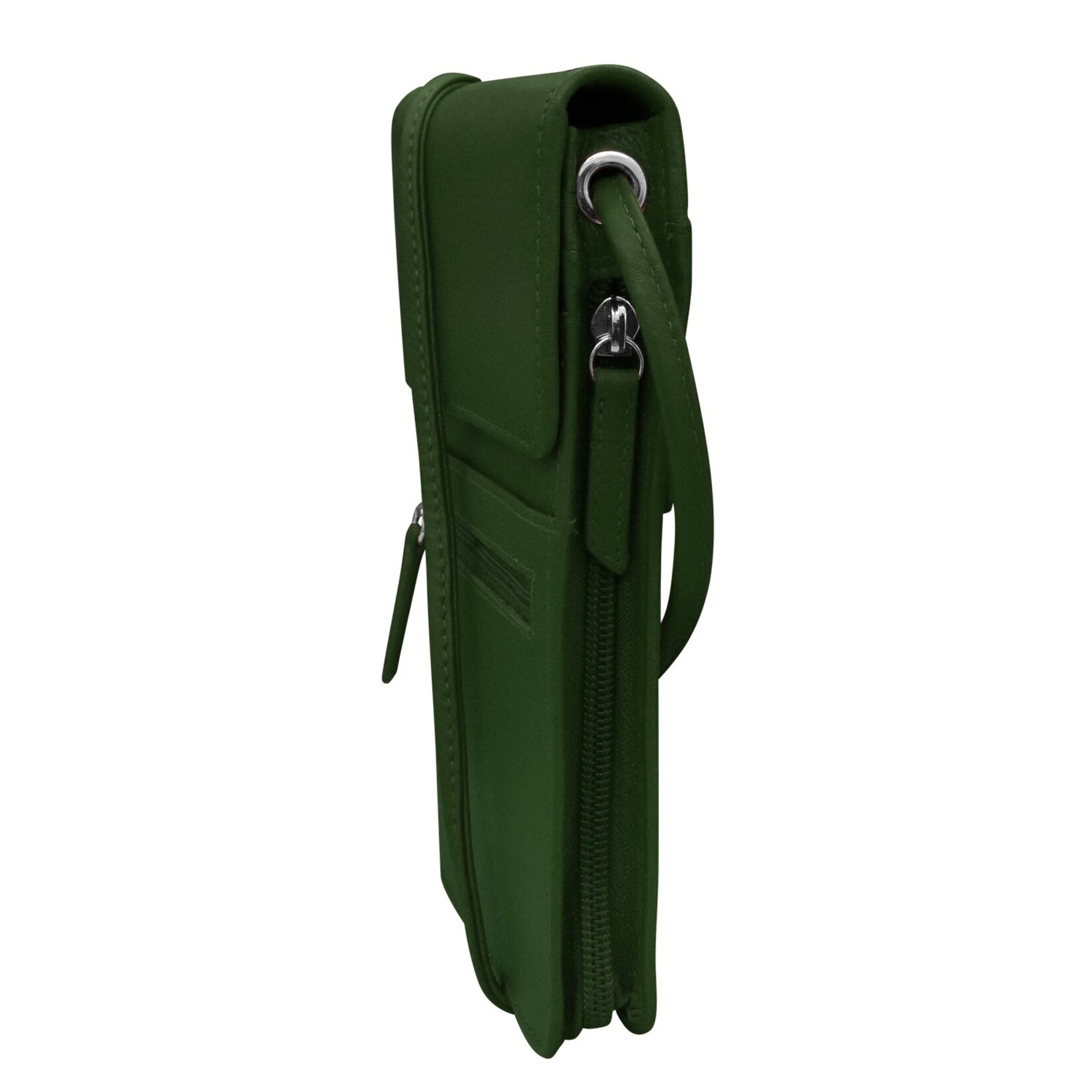 Leather Handbags and Accessories 6824 Hunter Green - Organizer On String