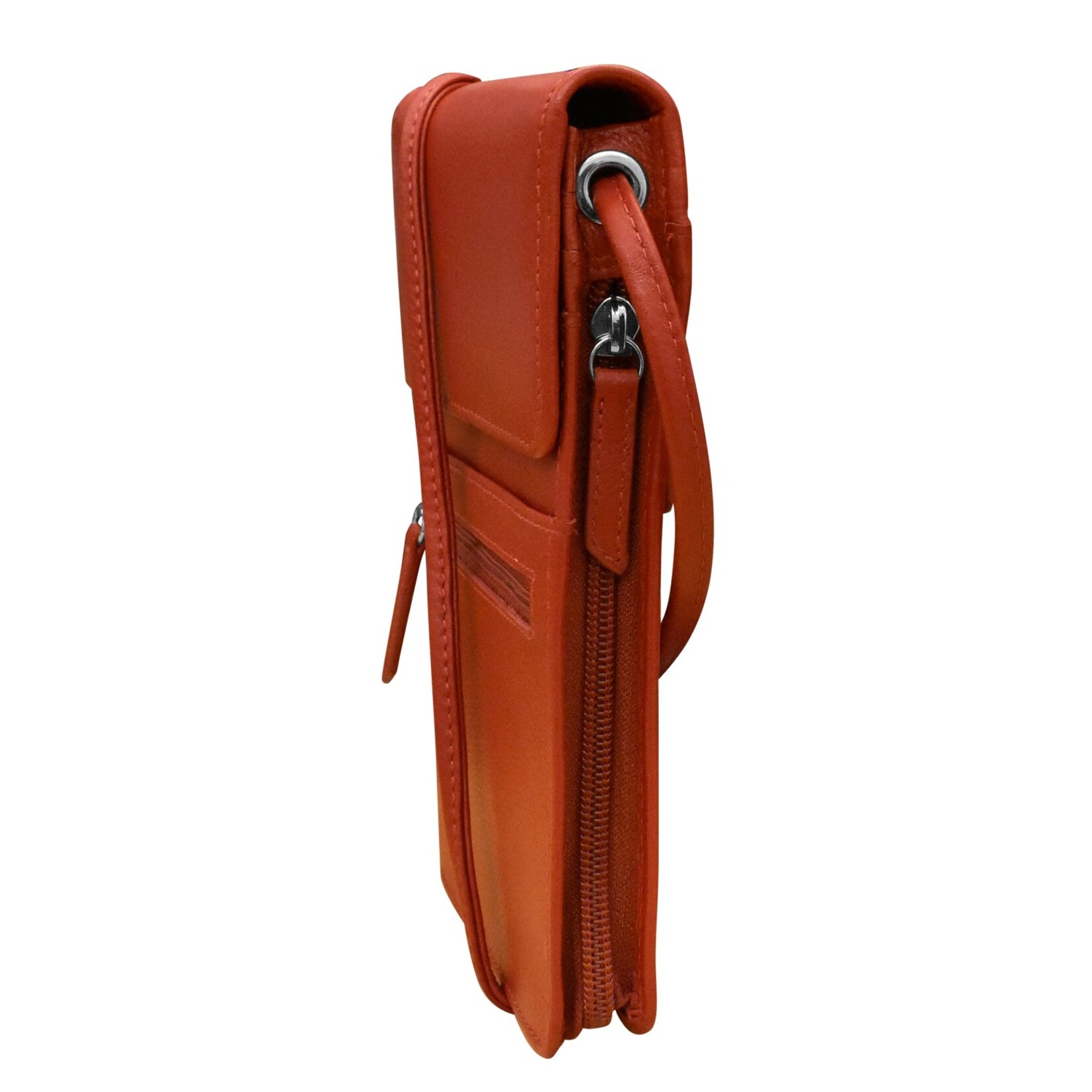 Leather Handbags and Accessories 6824 Red - Organizer On String