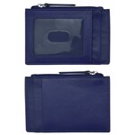 Leather Handbags and Accessories 7416 Classic Navy - RFID Card Holder