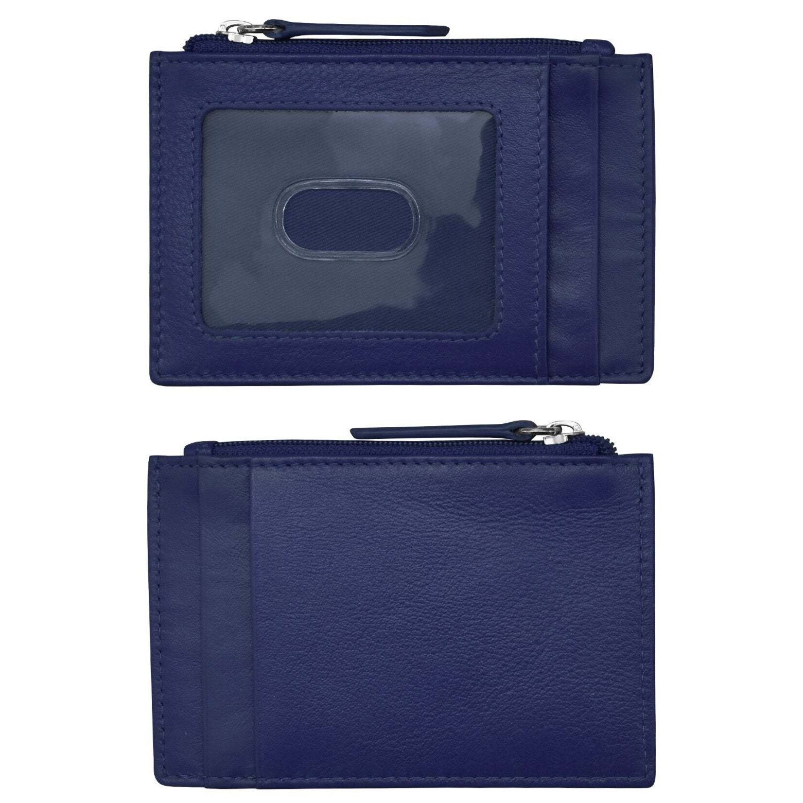 Leather Handbags and Accessories 7416 Classic Navy - RFID Card Holder