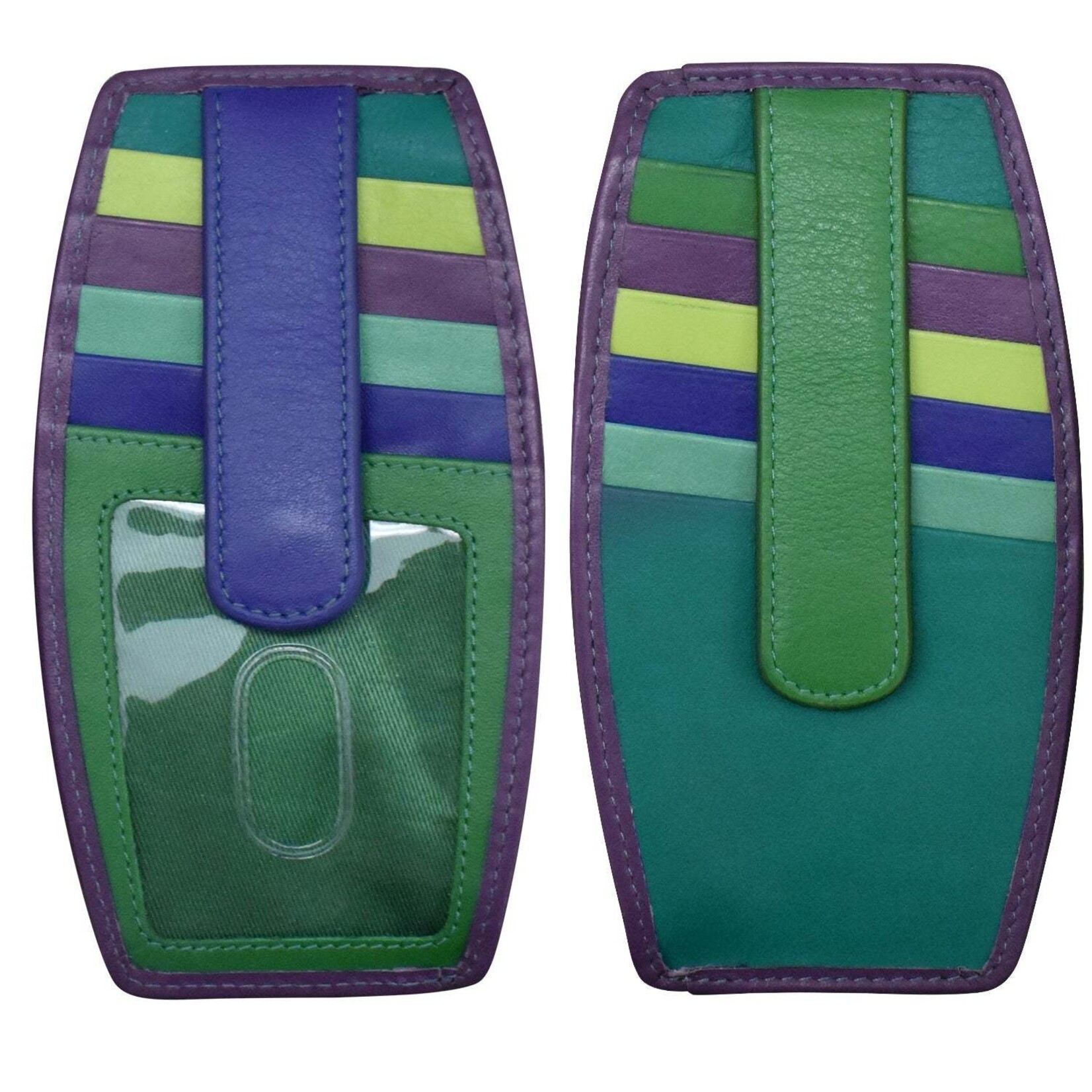 Leather Handbags and Accessories 7804 Cool Tropics - Leather Card Holder