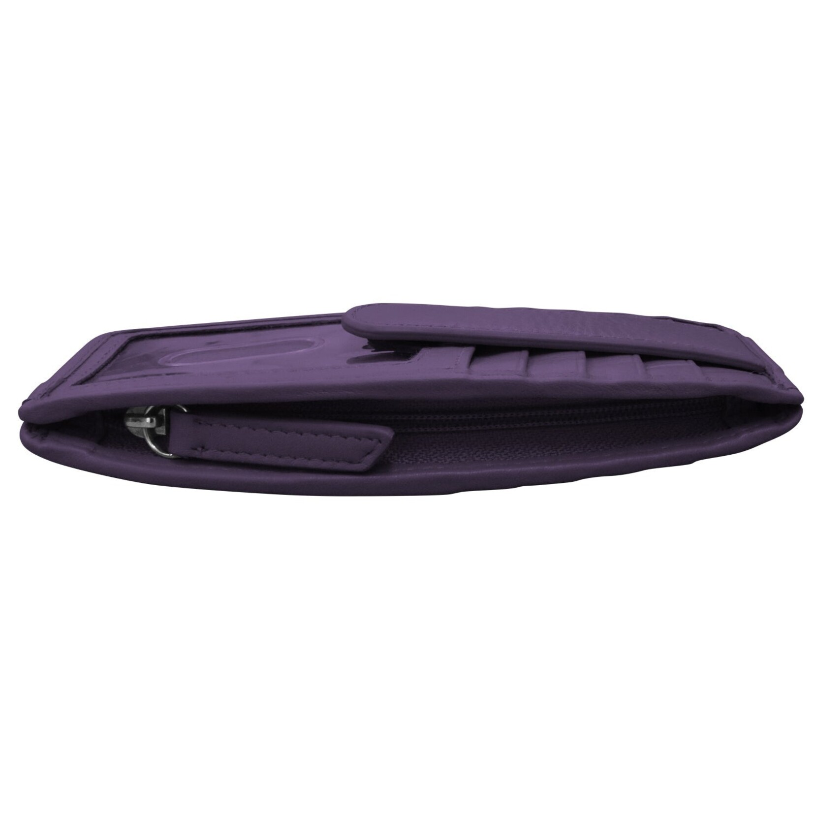 Leather Handbags and Accessories 7804 Purple - Leather Card Holder
