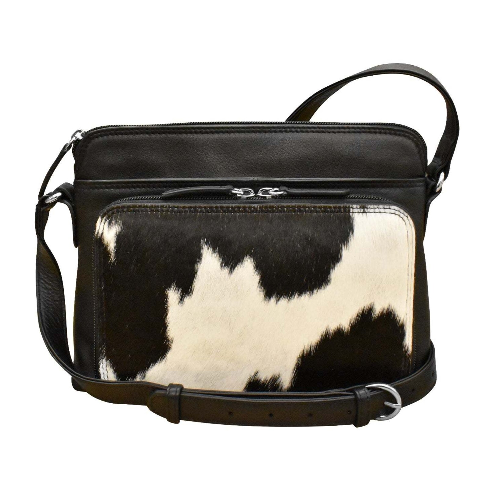 Leather Handbags and Accessories 6333H Black/Haircalf - Organizer Bag