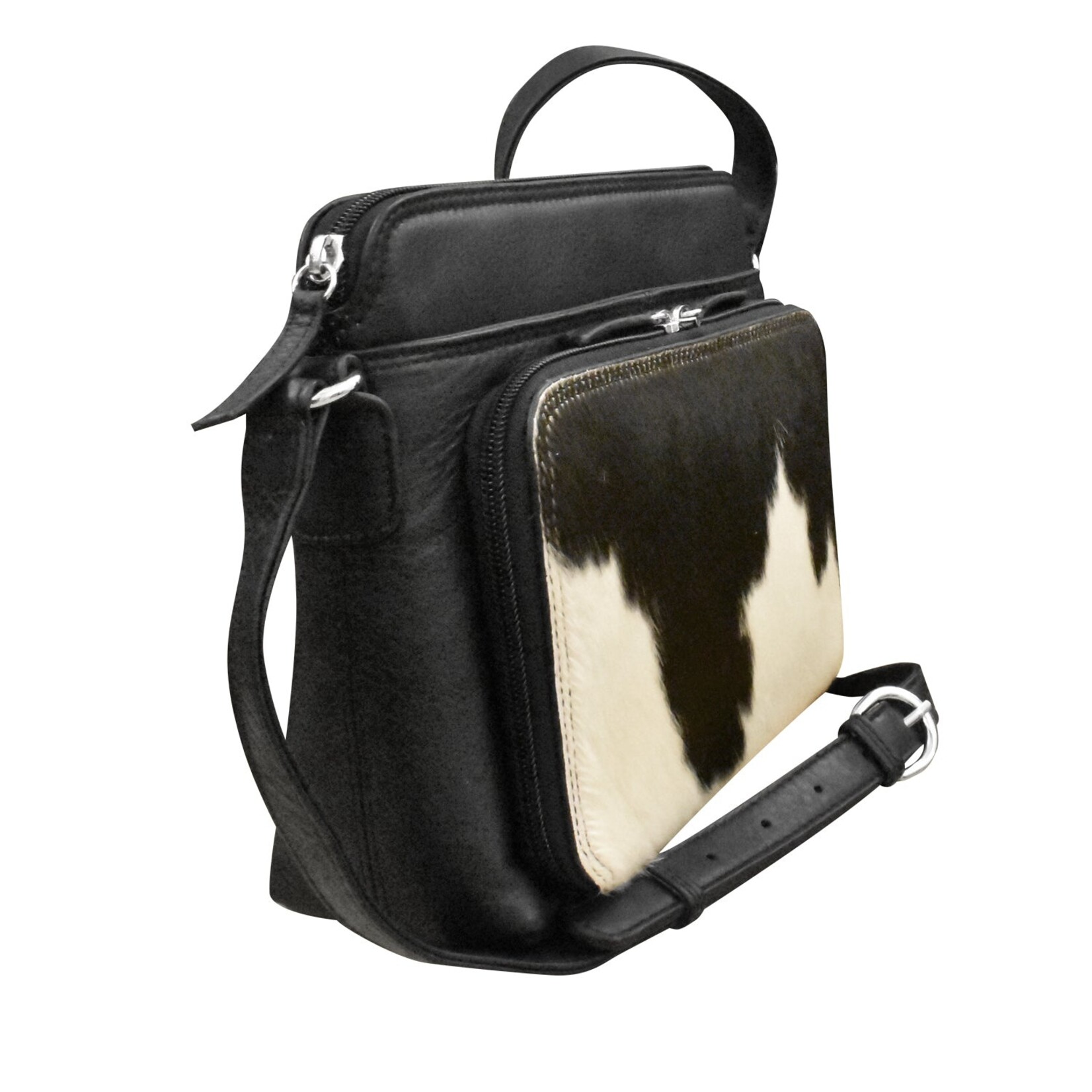 Leather Handbags and Accessories 6333H Black/Haircalf - Organizer Bag