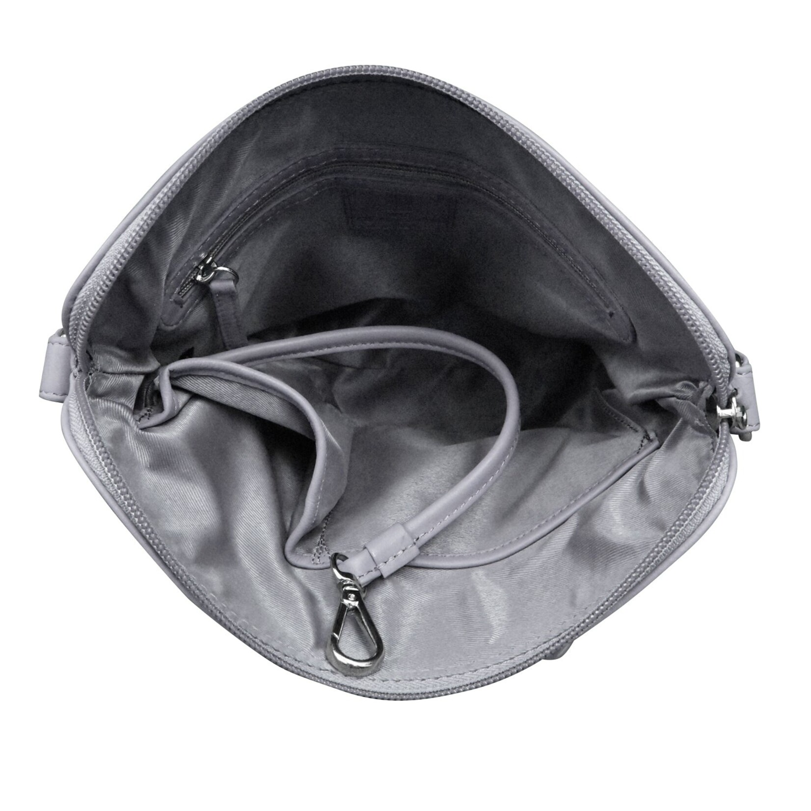 Leather Handbags and Accessories 6333 Cool Grey - Organizer Bag