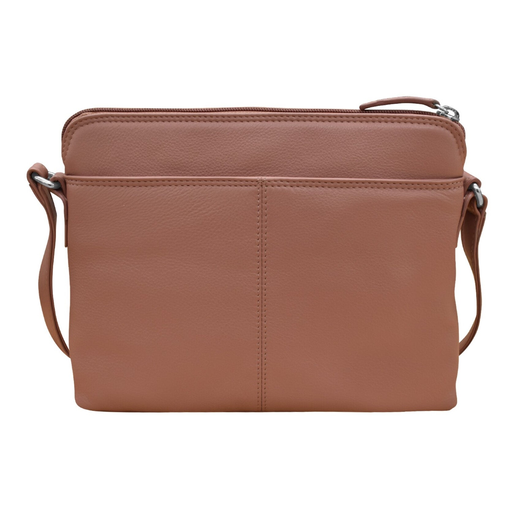 Leather Handbags and Accessories 6333 Mauve - Organizer Bag