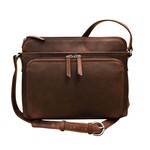 Leather Handbags and Accessories 6333 Rustic Brown - Organizer Bag