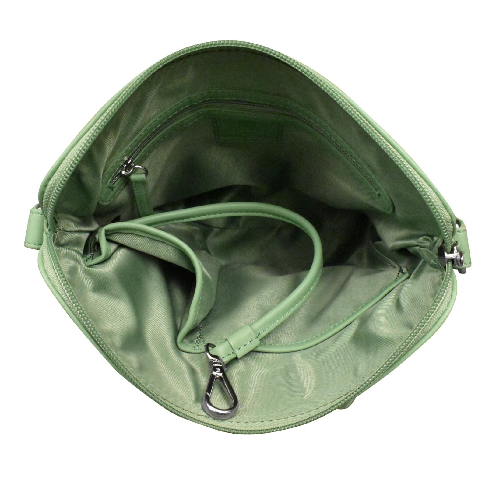 Leather Handbags and Accessories 6333 Sage - Organizer Bag