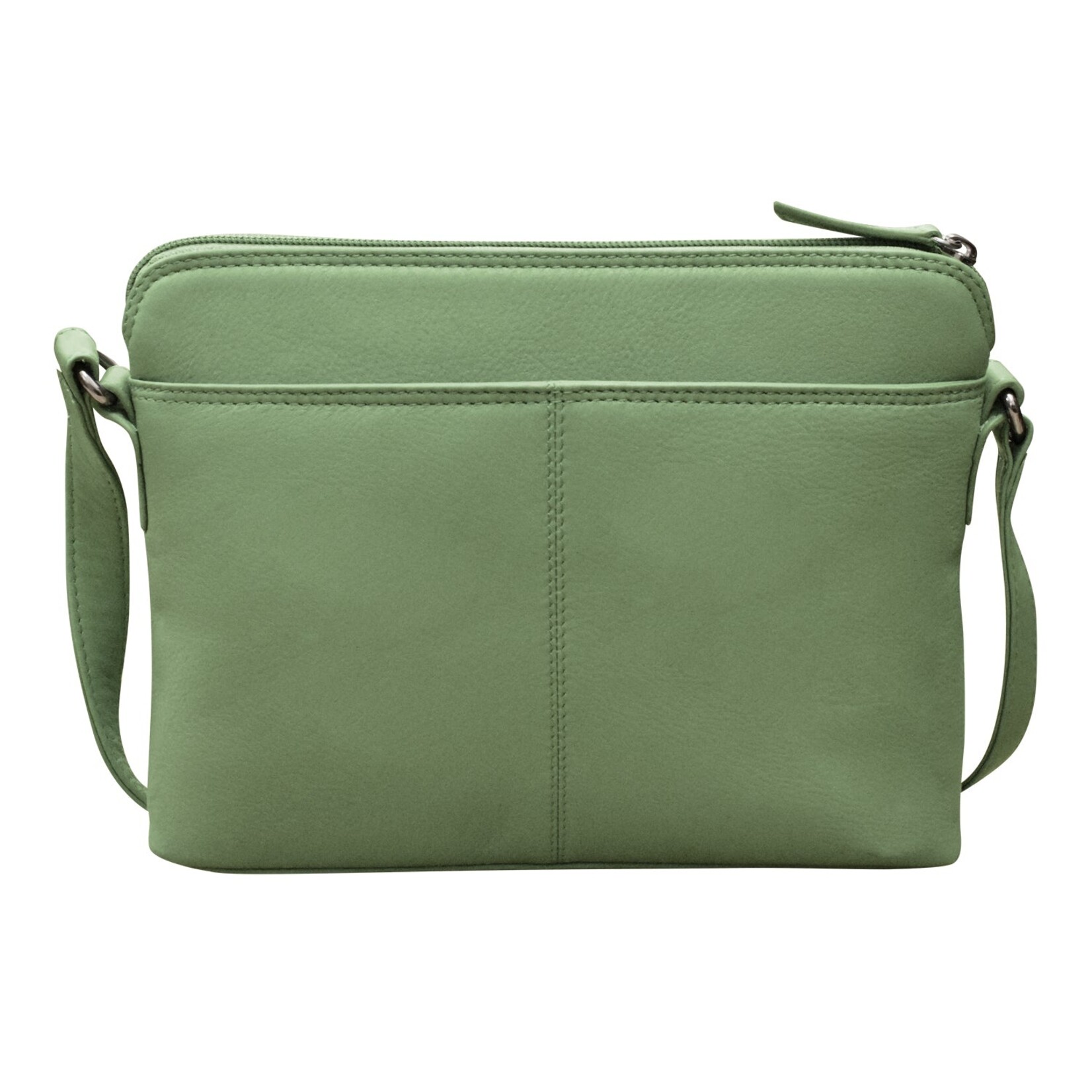 Leather Handbags and Accessories 6333 Sage - Organizer Bag
