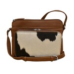 Leather Handbags and Accessories 6333H Toffee/Haircalf - Organizer Bag