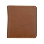 Leather Handbags and Accessories 7831 Antique Saddle / Stone - RFID Mini Wallet Two Toned