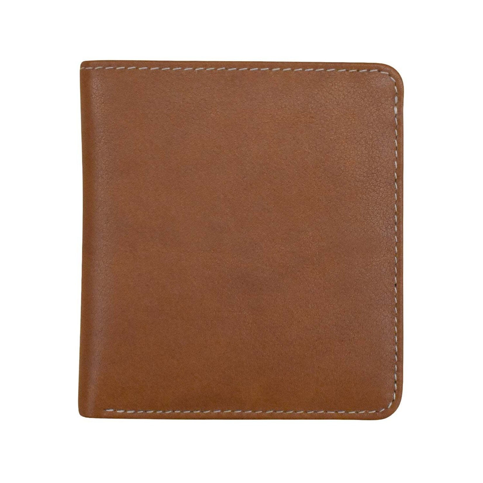 Leather Handbags and Accessories 7831 Antique Saddle / Stone - RFID Mini Wallet Two Toned