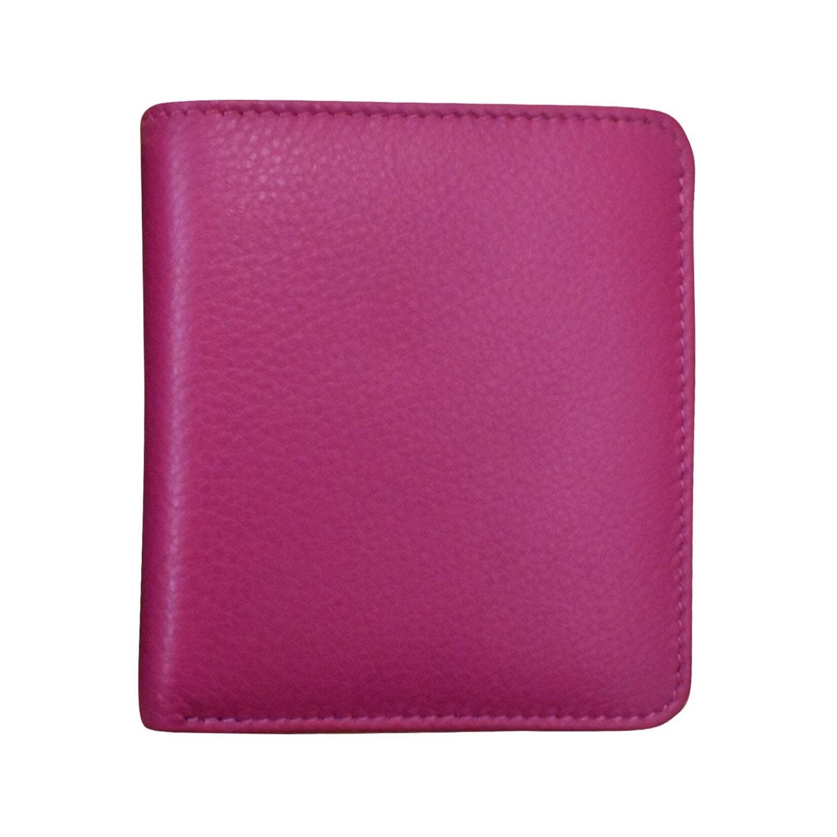 Leather Handbags and Accessories 7831 Orchid/Hunter Green - RFID Mini Wallet Two Toned