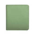 Leather Handbags and Accessories 7831 Sage/Eggplant - RFID Mini Wallet Two Toned