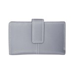 Leather Handbags and Accessories 7826 Cool Grey - Leather Midi Wallet
