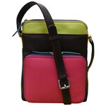 Leather Handbags and Accessories 6330 Black Brights - Small Organizer Organizer