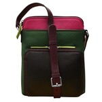 Leather Handbags and Accessories 6330 Forest Multi - Small Organizer Organizer