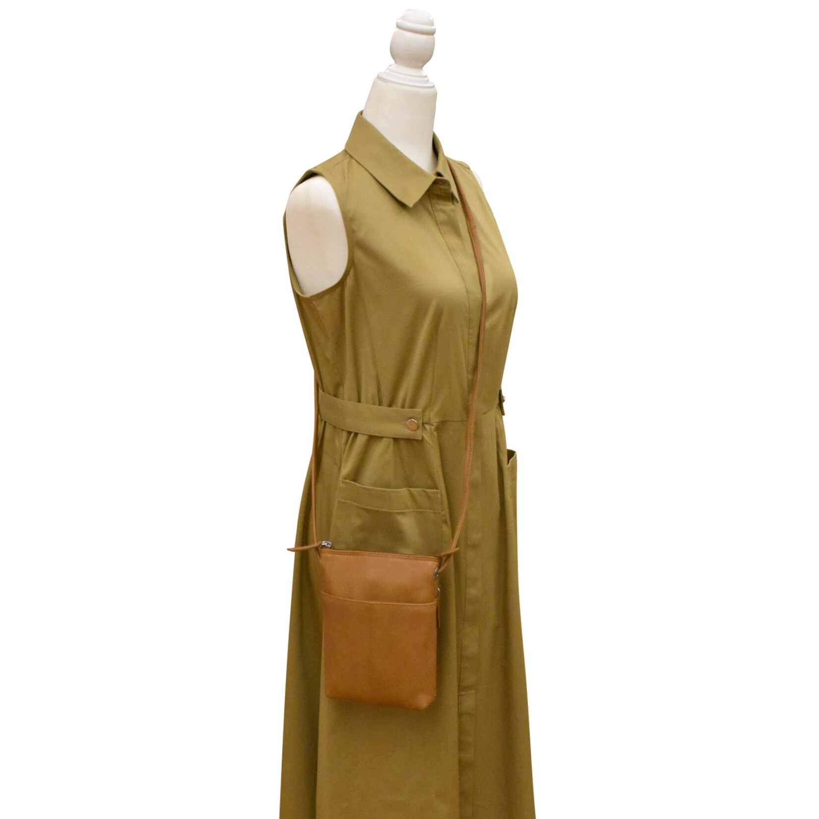 Leather Handbags and Accessories 6662 Antique Saddle - Mini Sac