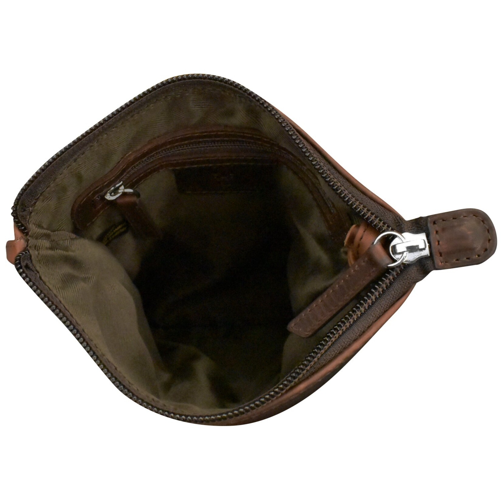 Leather Handbags and Accessories 6662 Chocolate (Distressed Leather) - Mini Sac