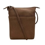 Leather Handbags and Accessories 6662 Toffee - Mini Sac