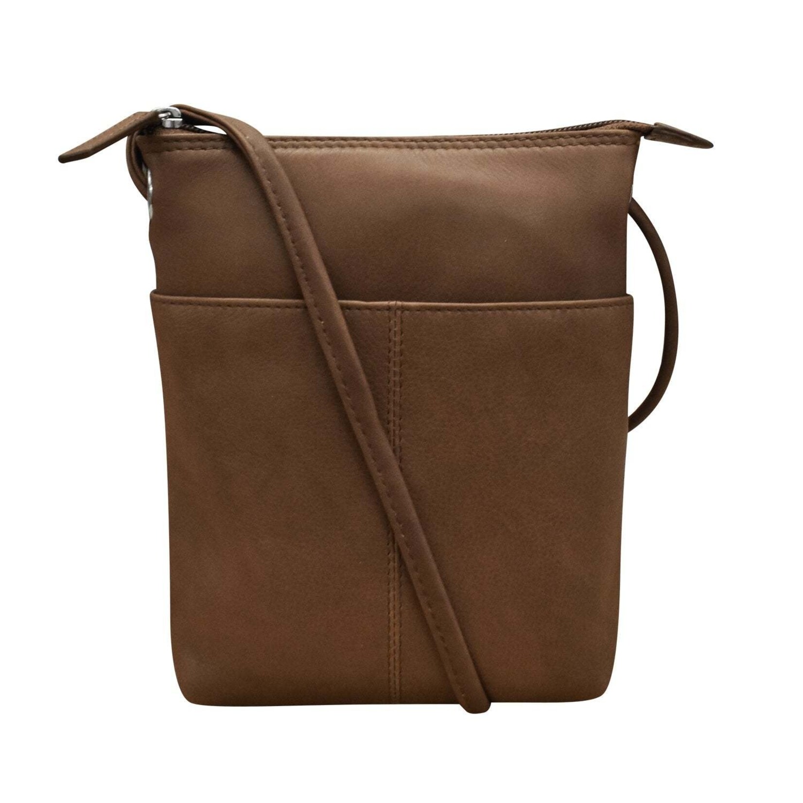 Leather Handbags and Accessories 6662 Toffee (Distressed Leather) - Mini Sac