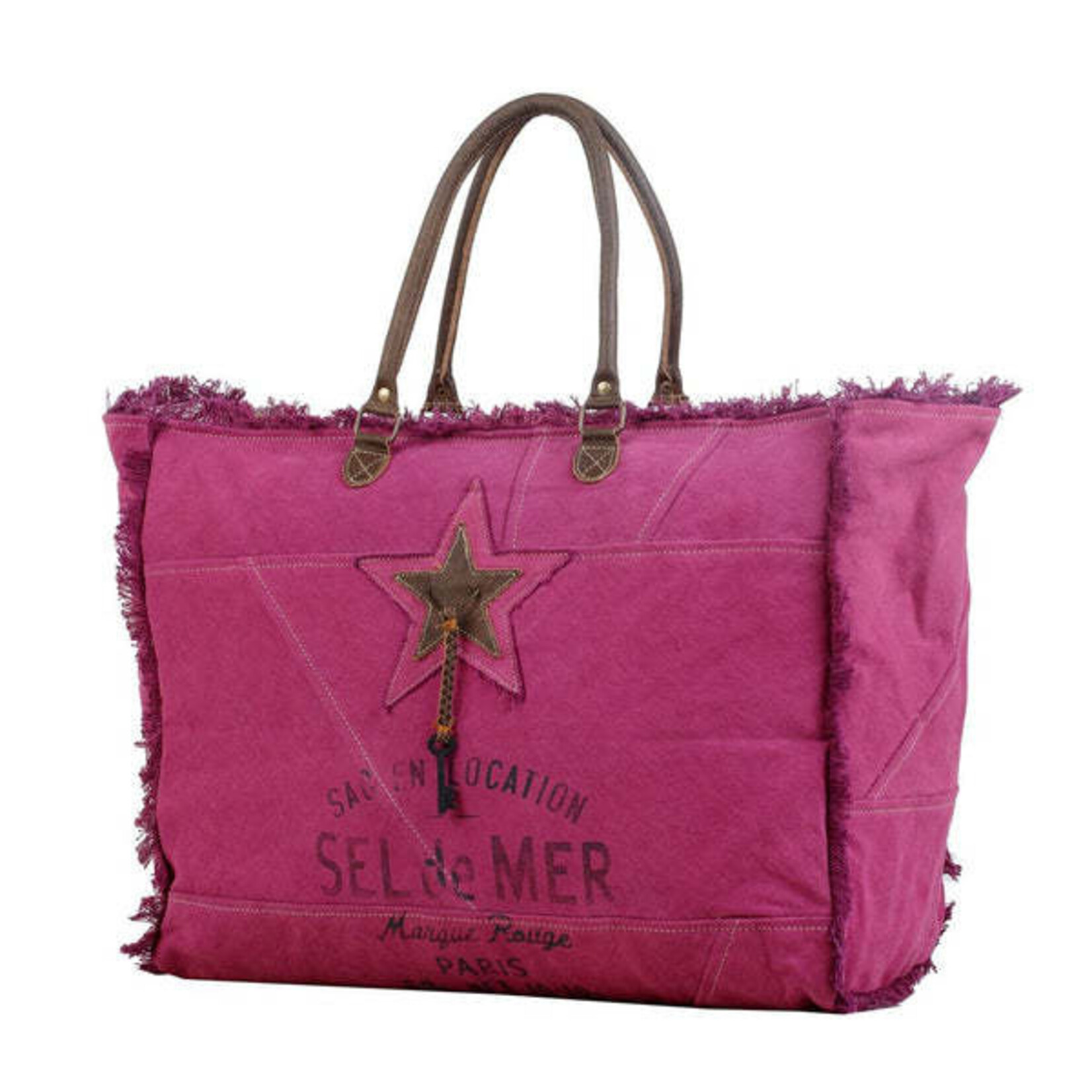 Myra Bags S-2805 Popping Pink Weekender Bag