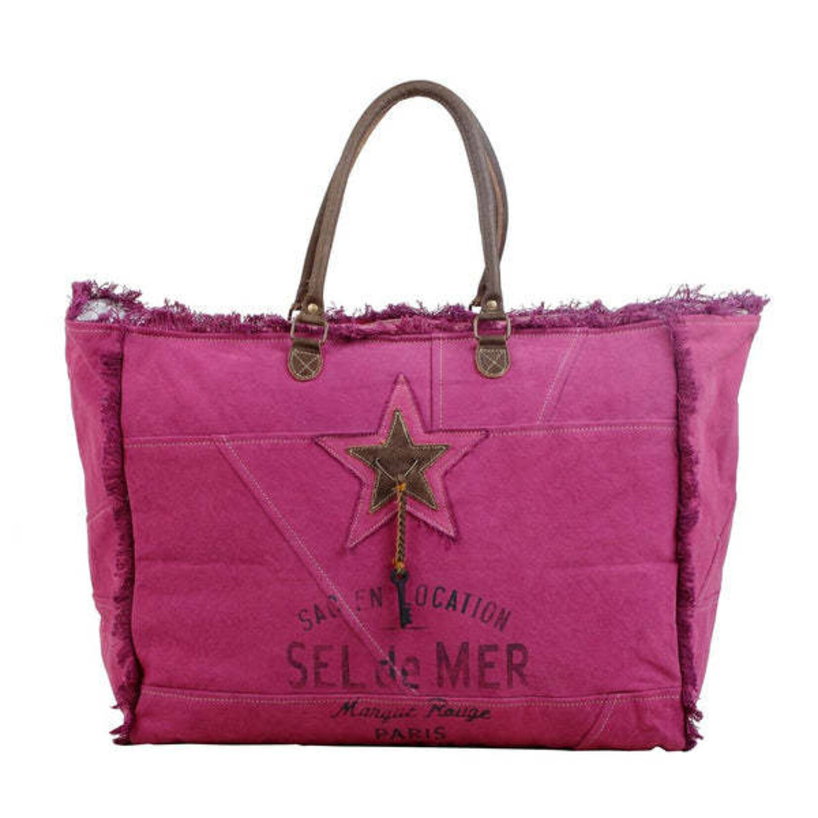 Myra Bags S-2805 Popping Pink Weekender Bag