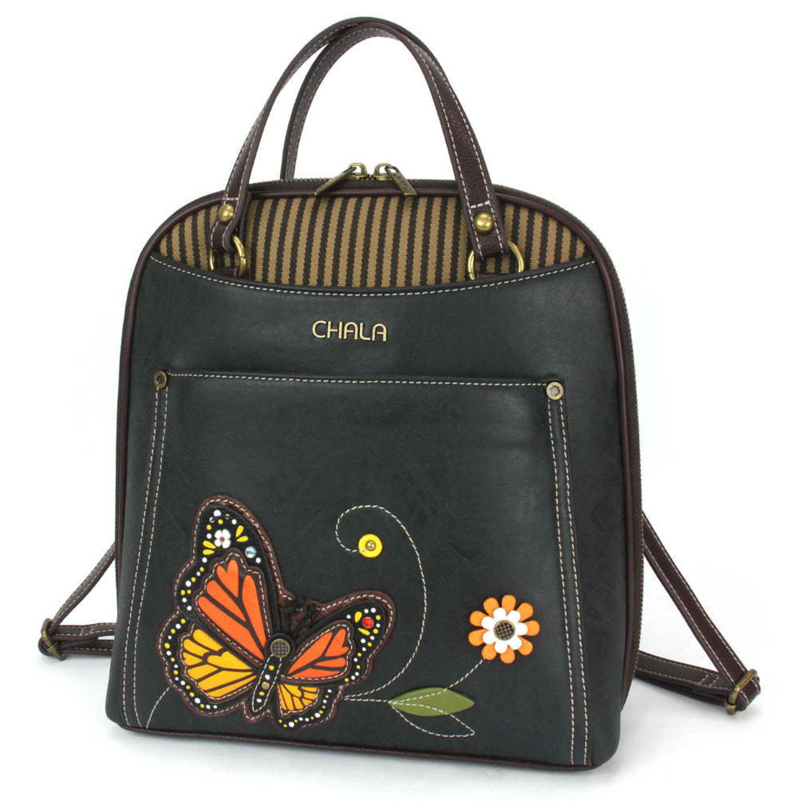 Chala Convertible Backpack - Monarch Butterfly