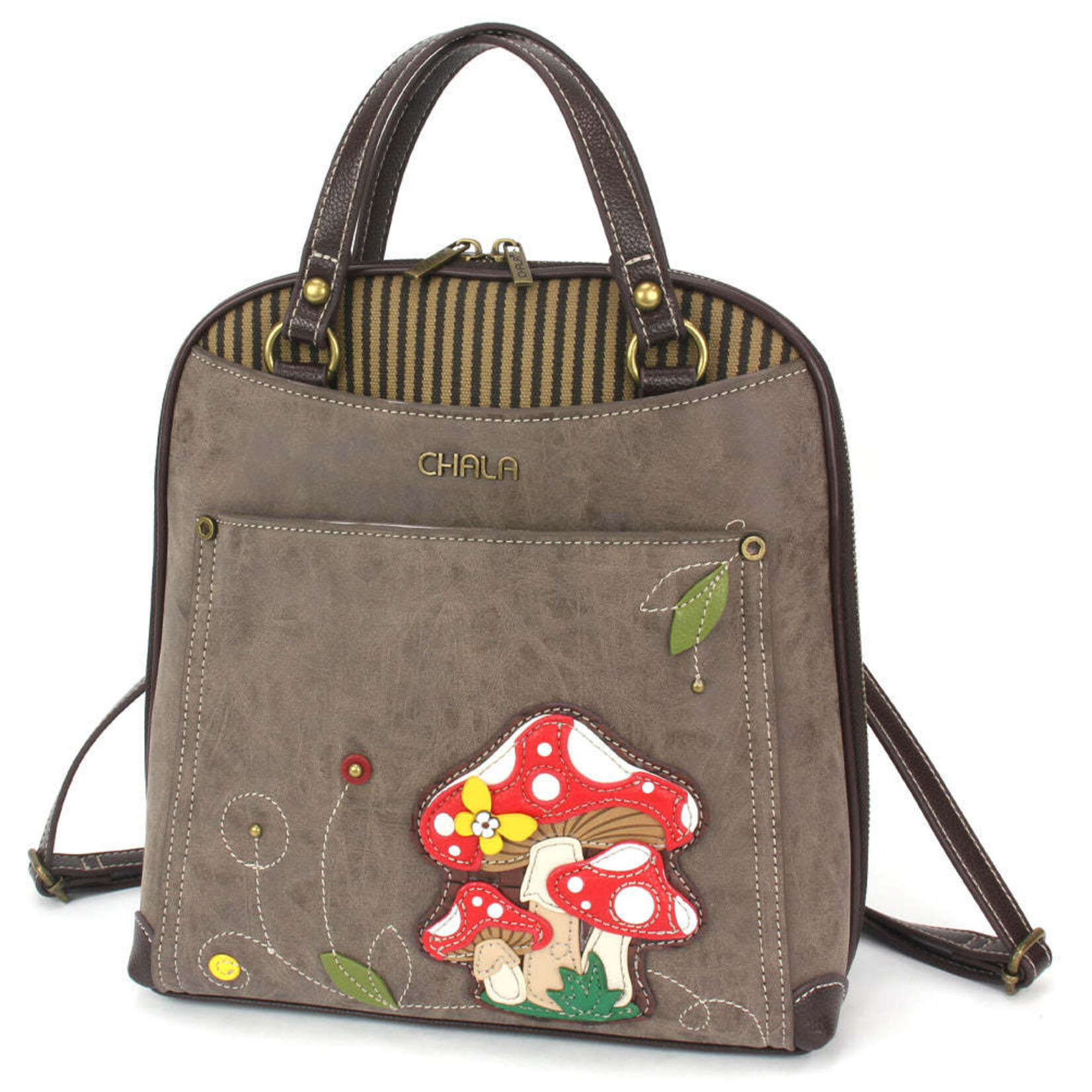 Chala Convertible Backpack - Mushroom