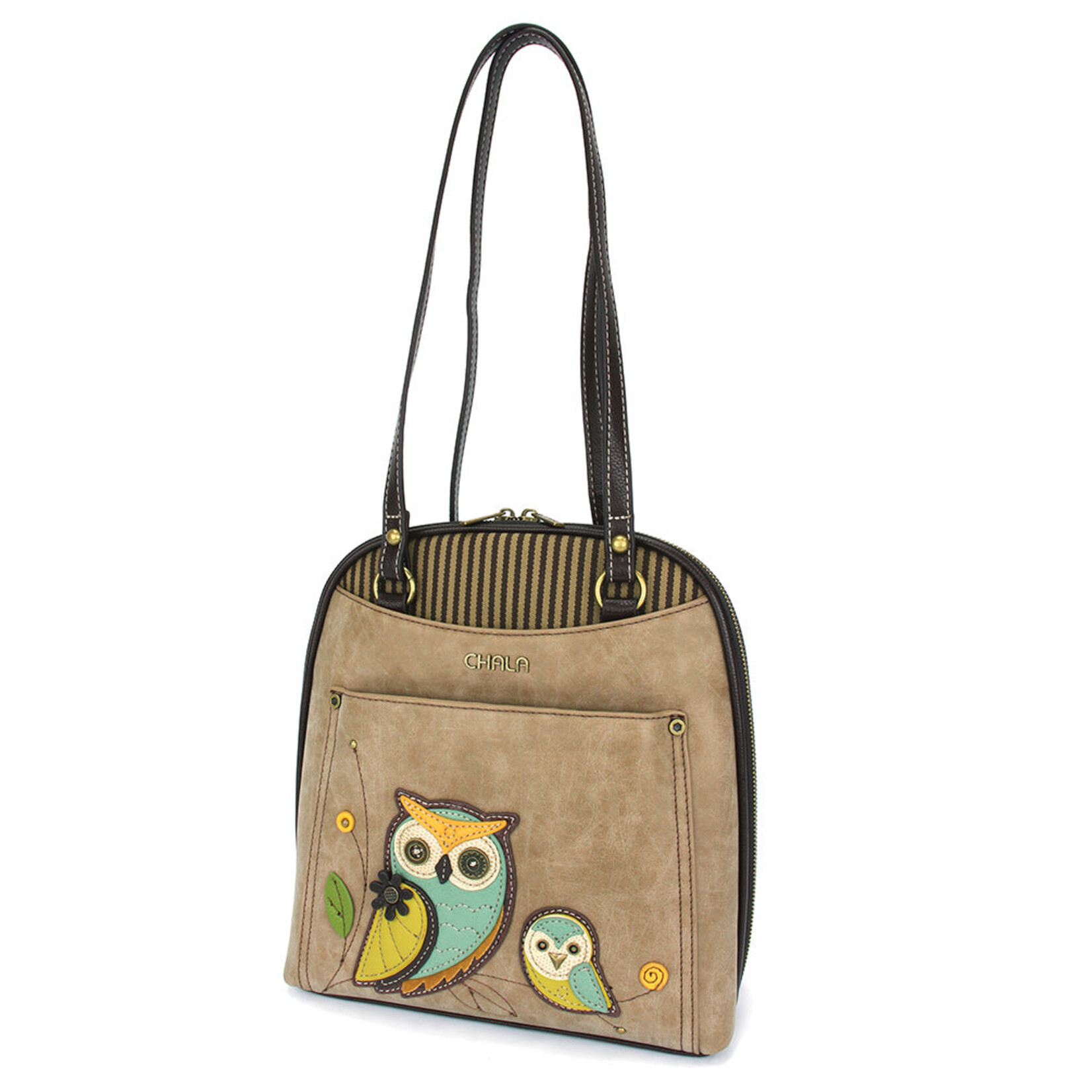 Chala Convertible Backpack - Owls
