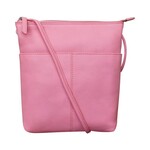 Leather Handbags and Accessories 6661 Flamingo Pink - Midi Sac