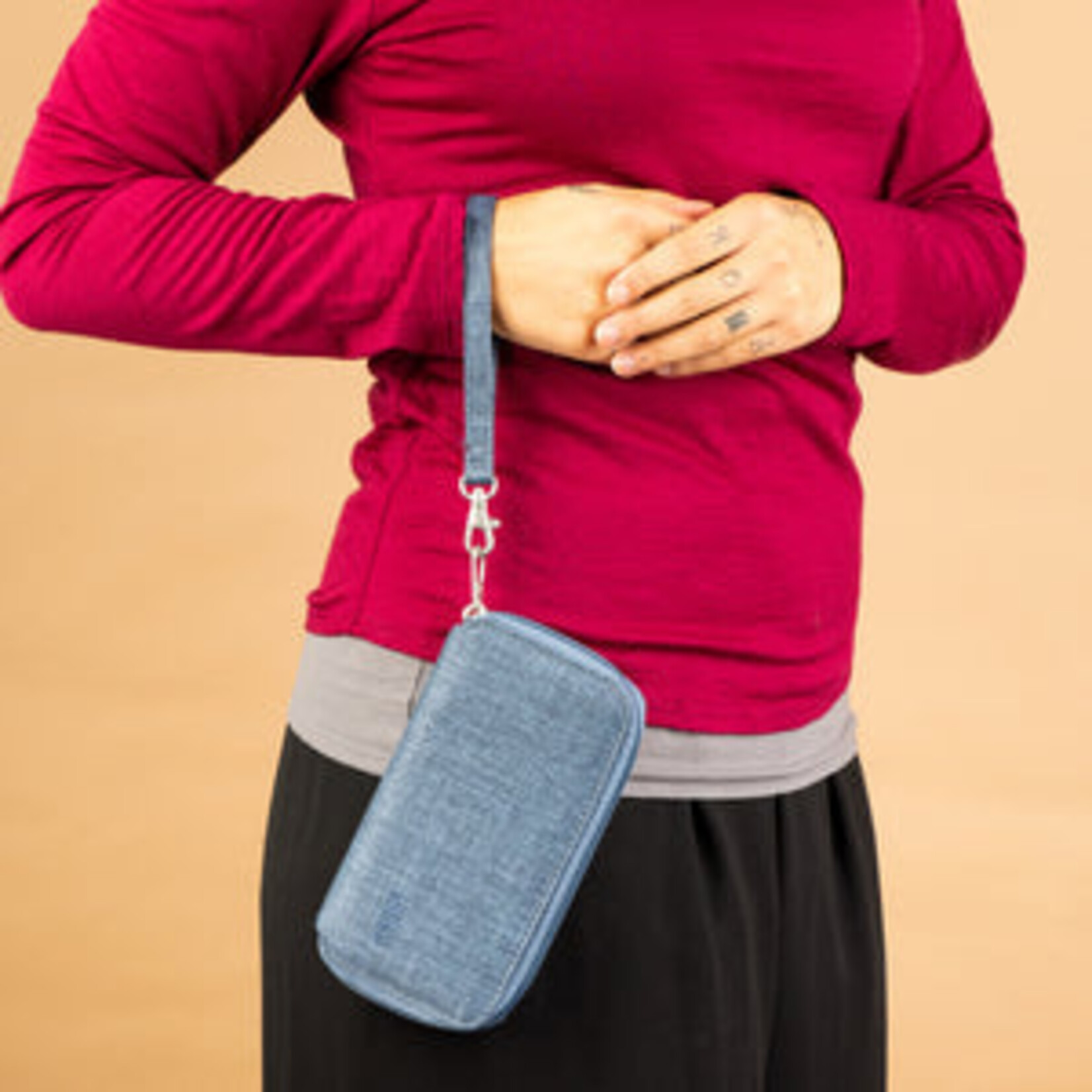 Haiku Intrepid Wallet - River Rock Blue