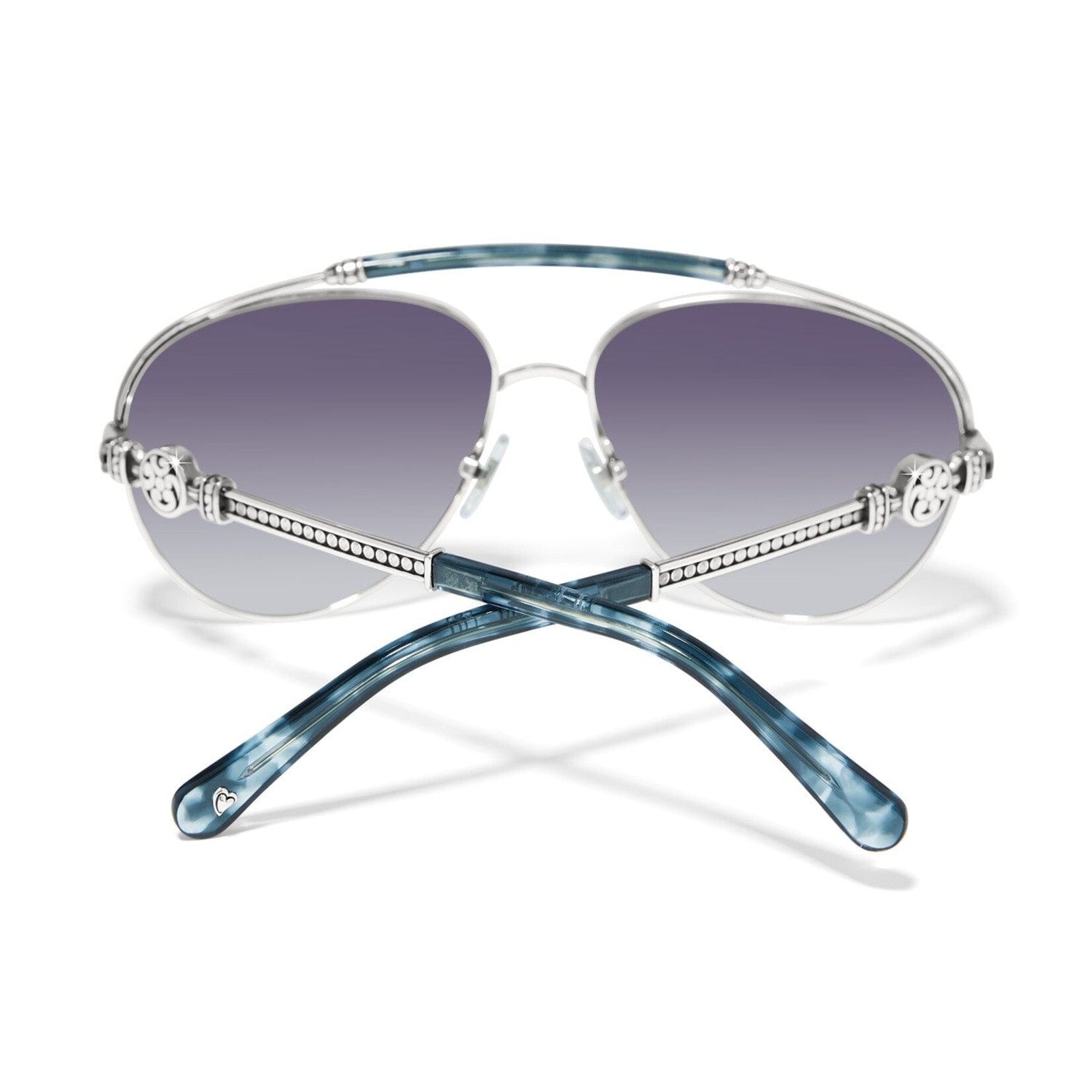 A13410 Contempo Medallion Aviator Sunglasses