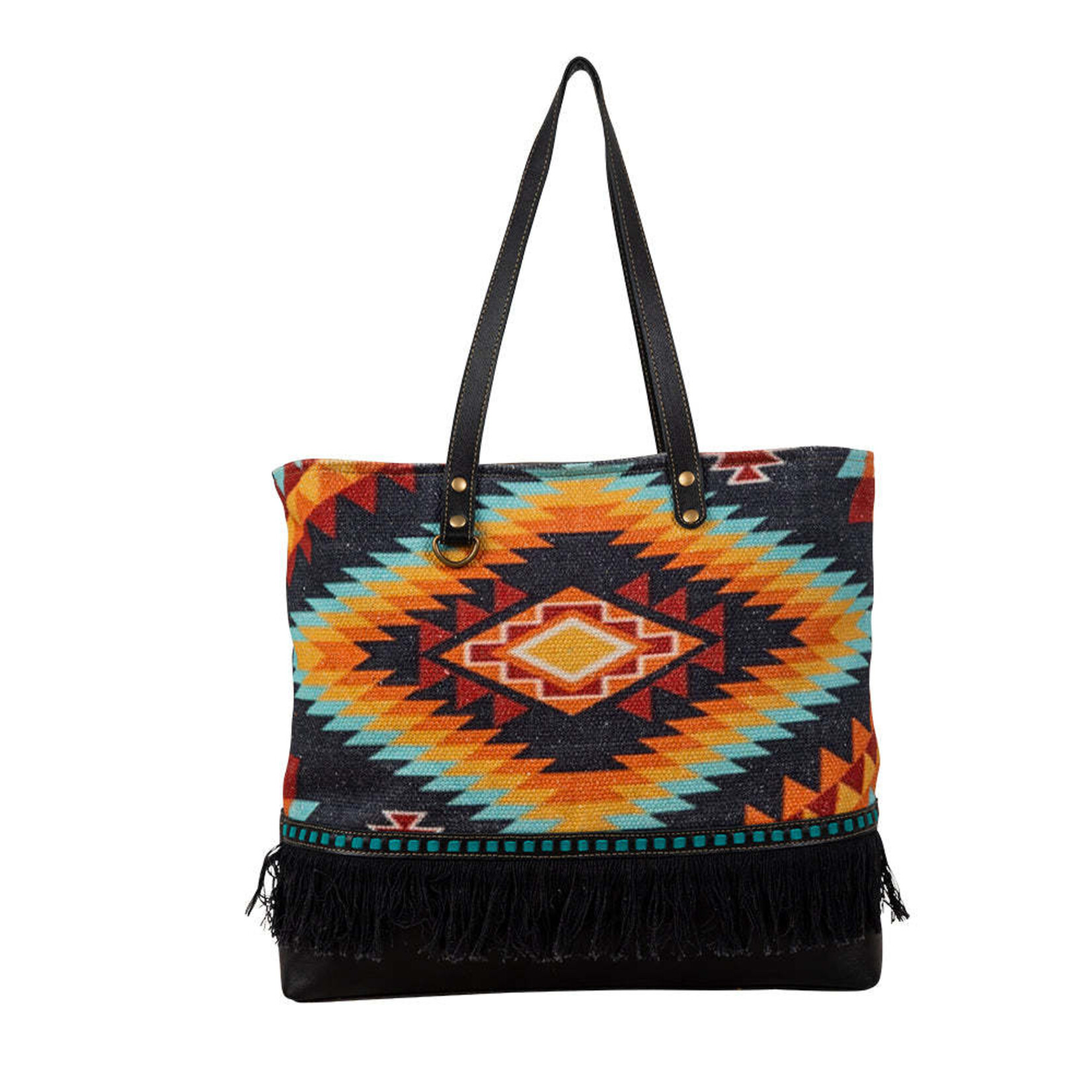 Myra Bags S-7299 Ancestral Sun Tote Bag
