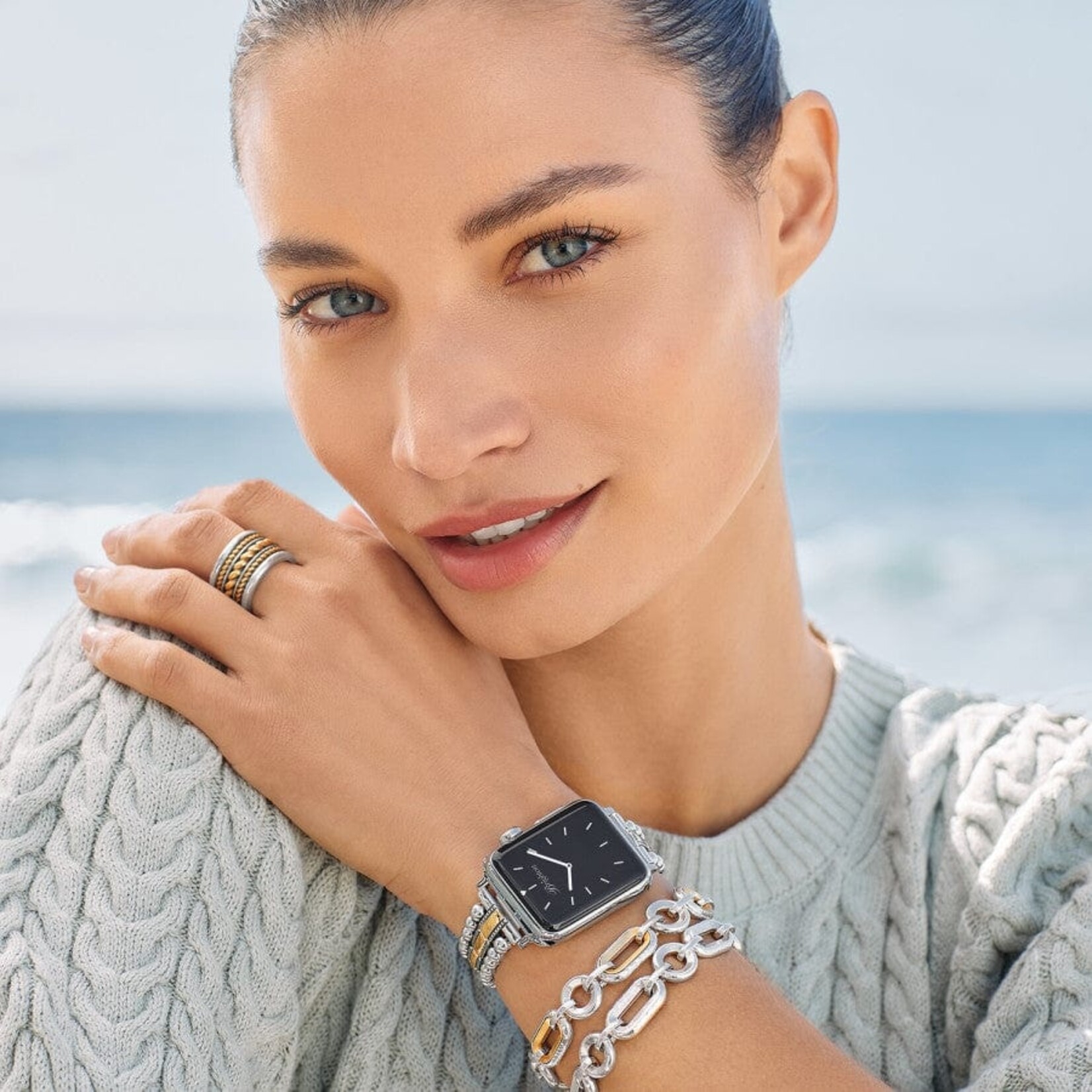 Brighton W30550 Pretty Tough Two Tone Watch Band