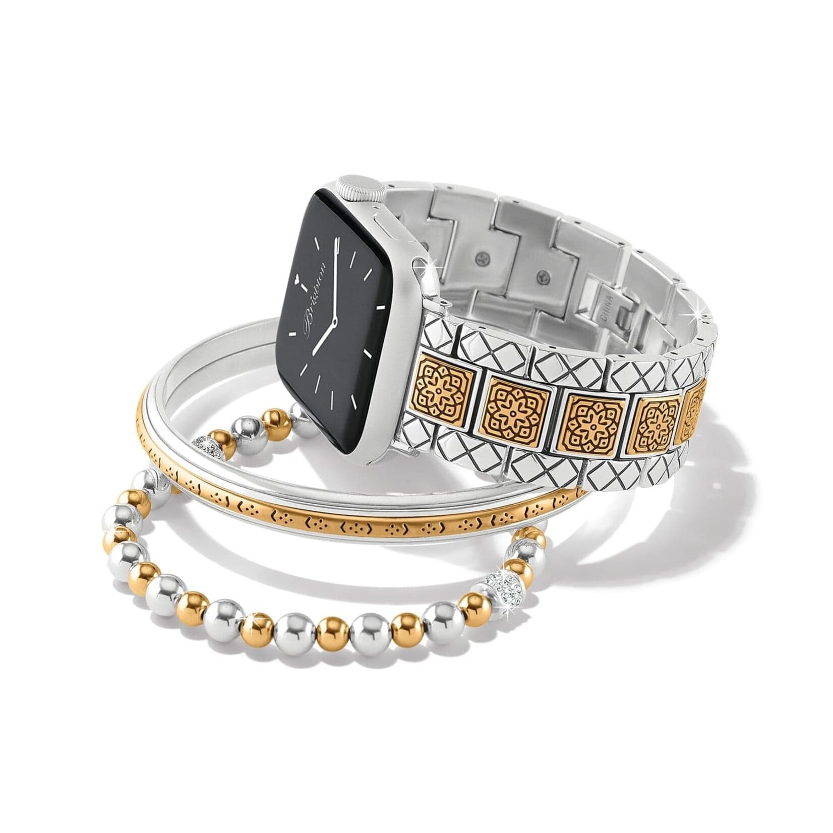 Brighton W30602 Mosaic Two Tone Watch Band