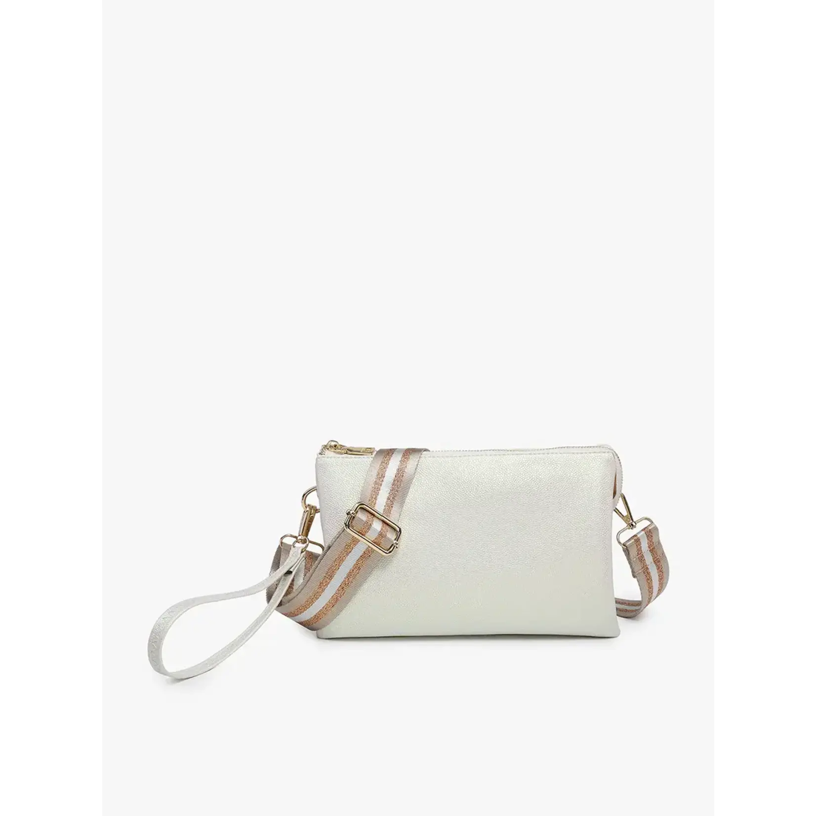 Jen & Co M2056 PRL - Pearl - Izzy Crossbody w/Guitar Strap