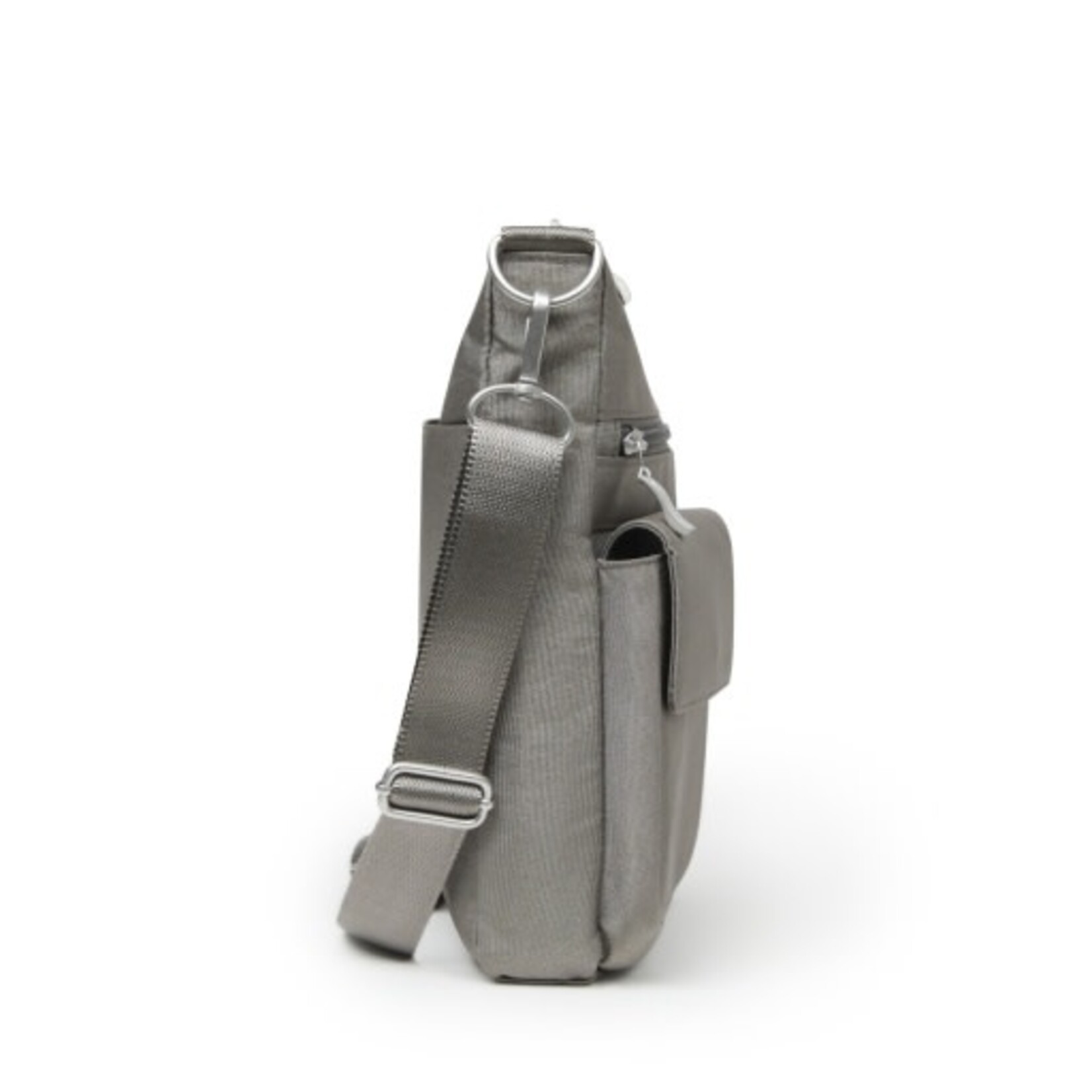 Baggallini Modern Everywhere Slim Crossbody - Sterling Shimmer