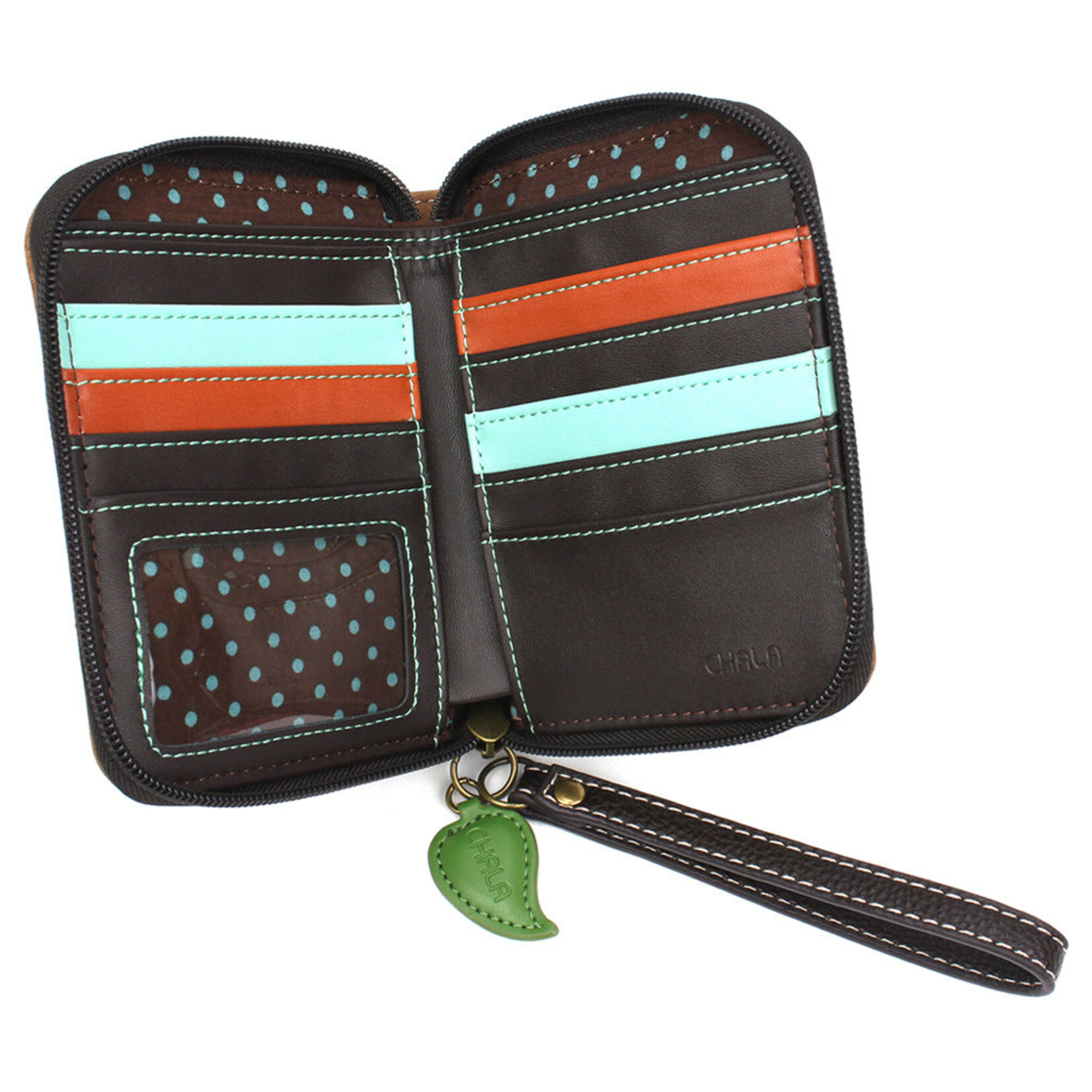 Chala Zip Around Wallet - Black Bear