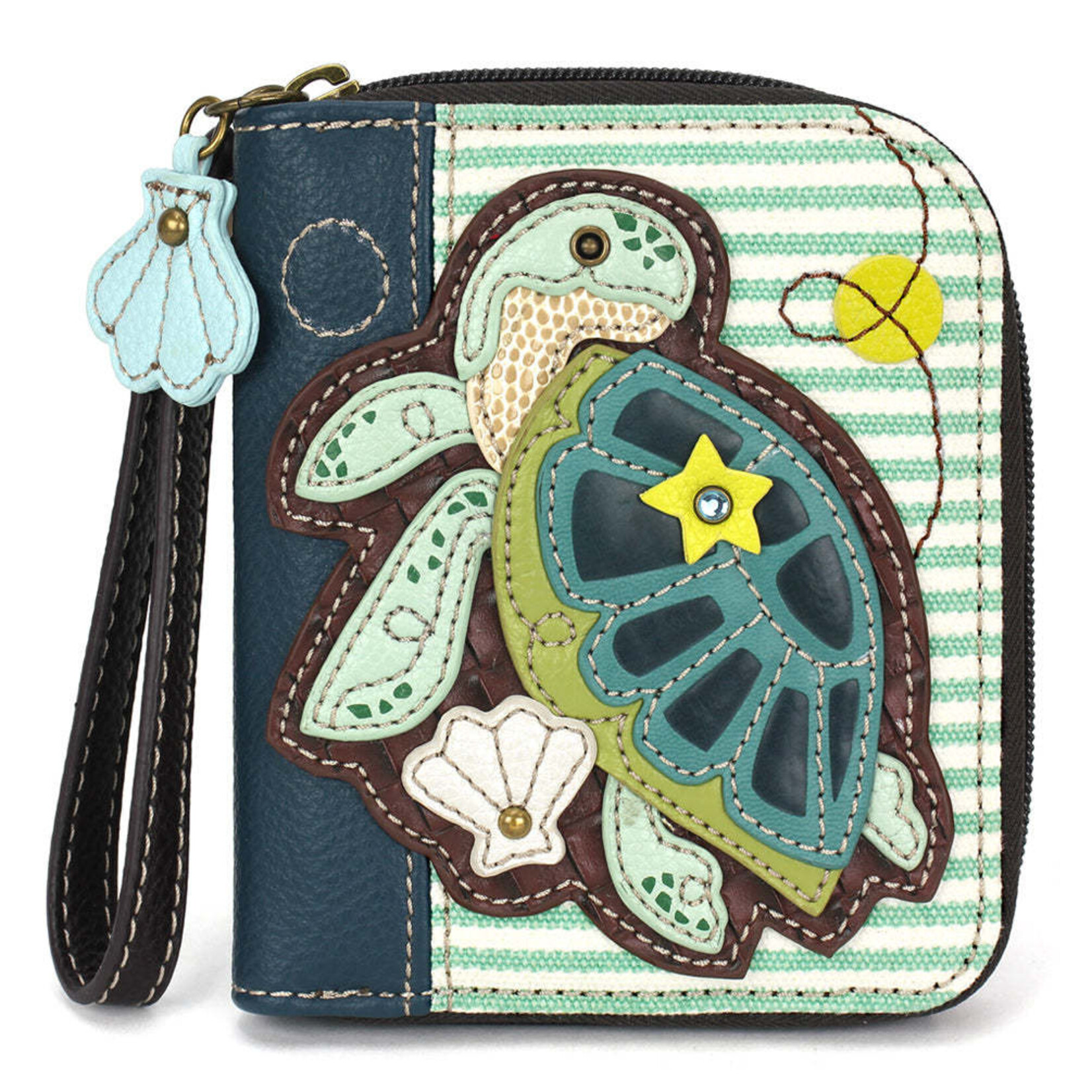 Chala Zip Around Wallet - Turtle A