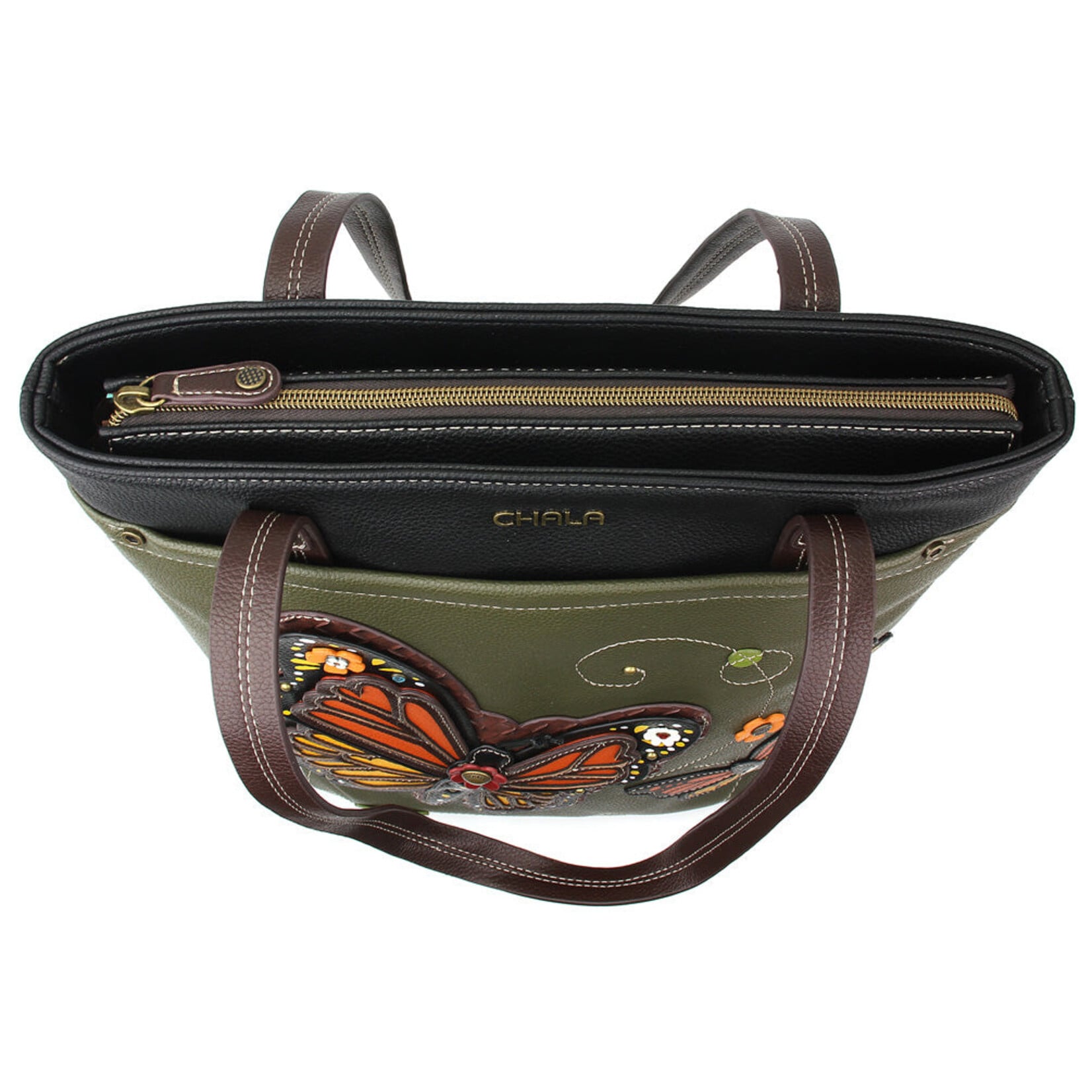 Chala Deluxe Everyday Tote - Monarch Butterfly