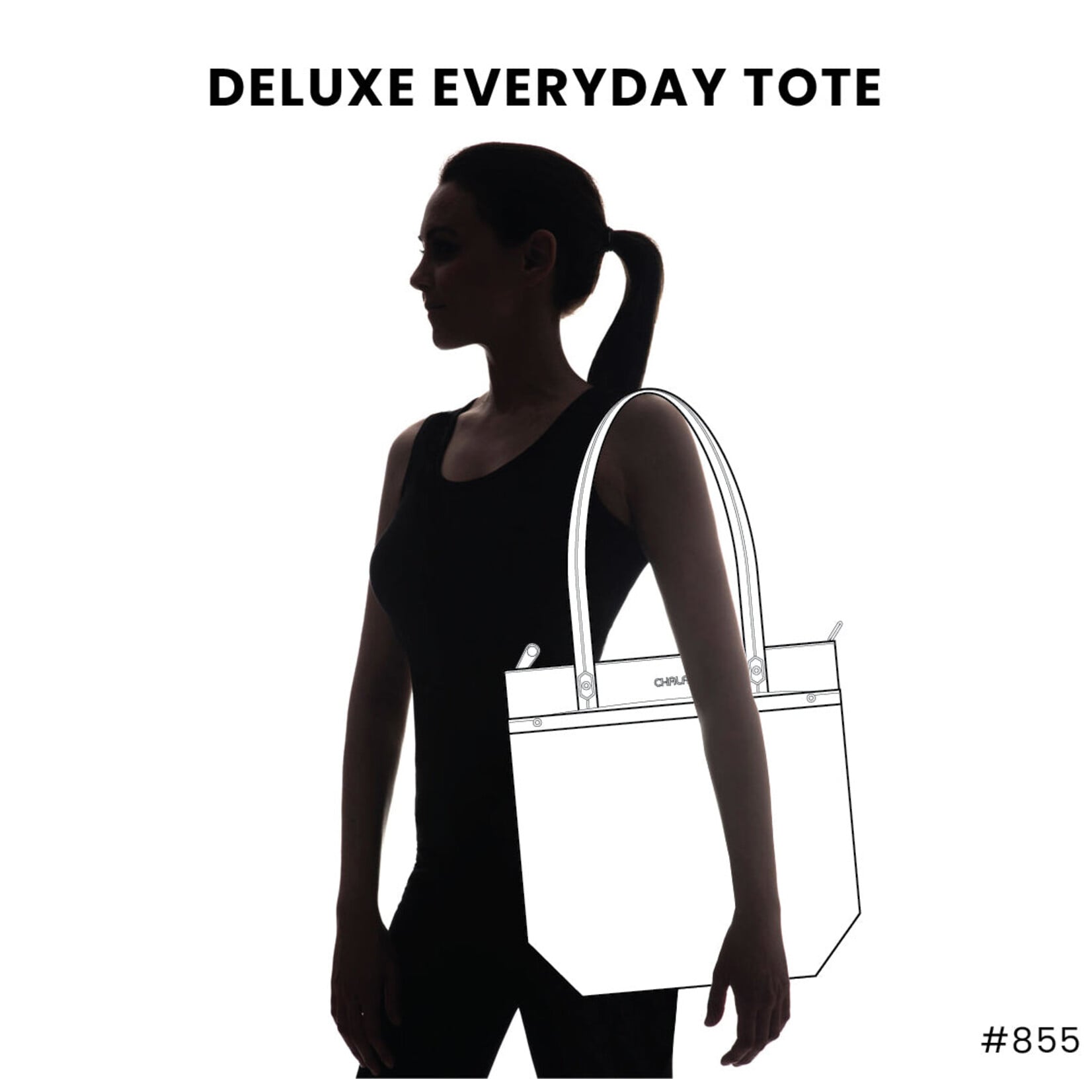 Chala Deluxe Everyday Tote - Monarch Butterfly