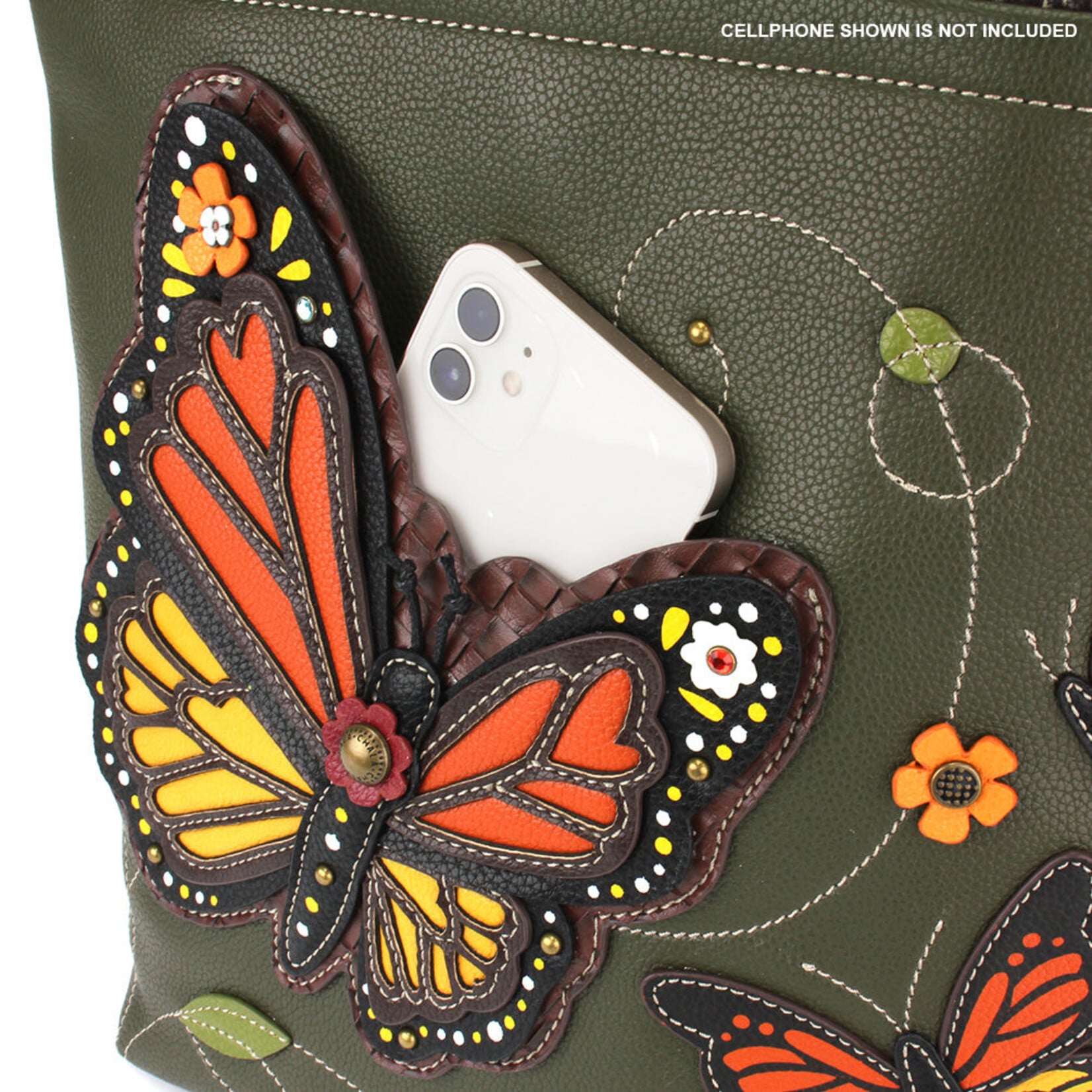 Chala Deluxe Everyday Tote - Monarch Butterfly