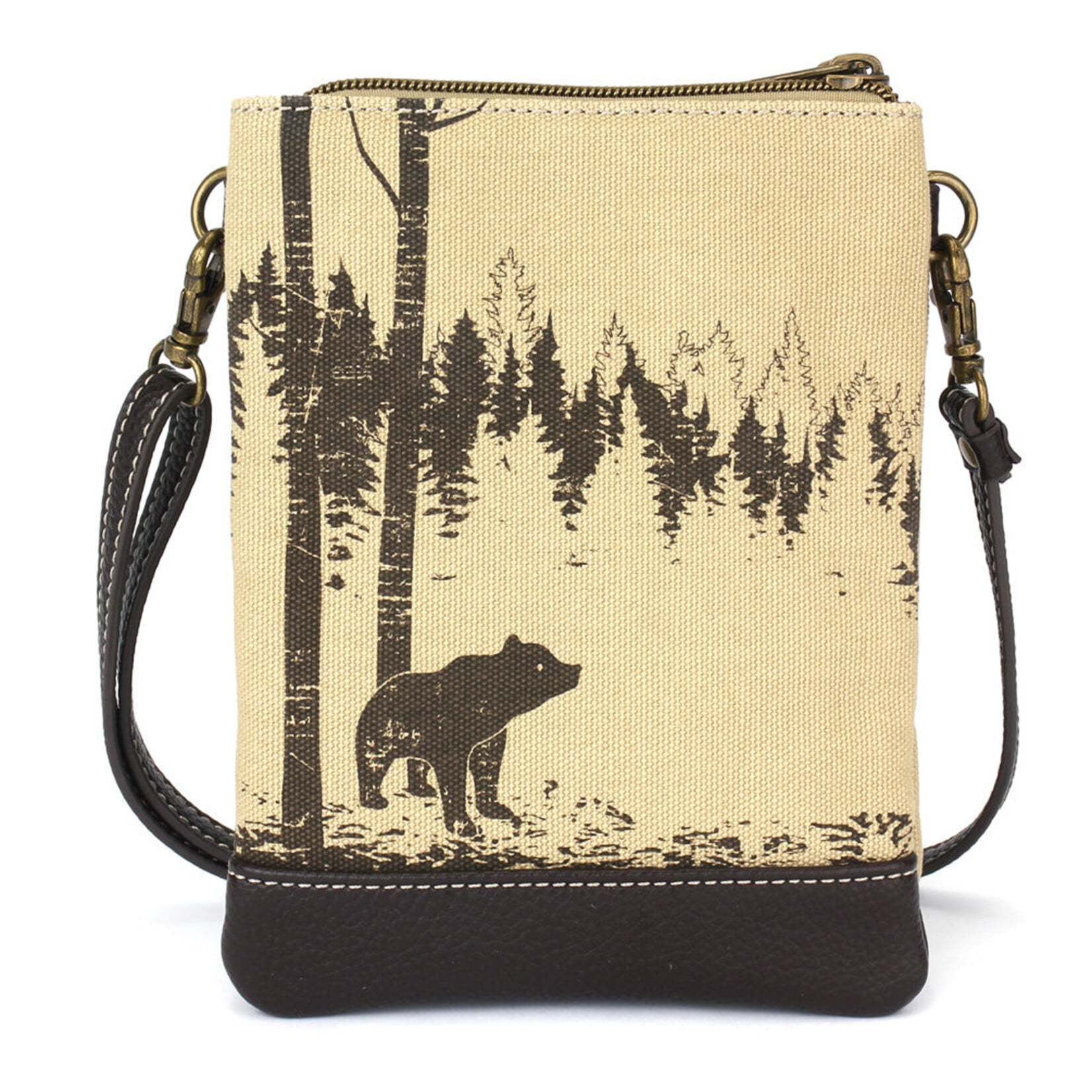Chala Double Pocket Crossbody - Bear