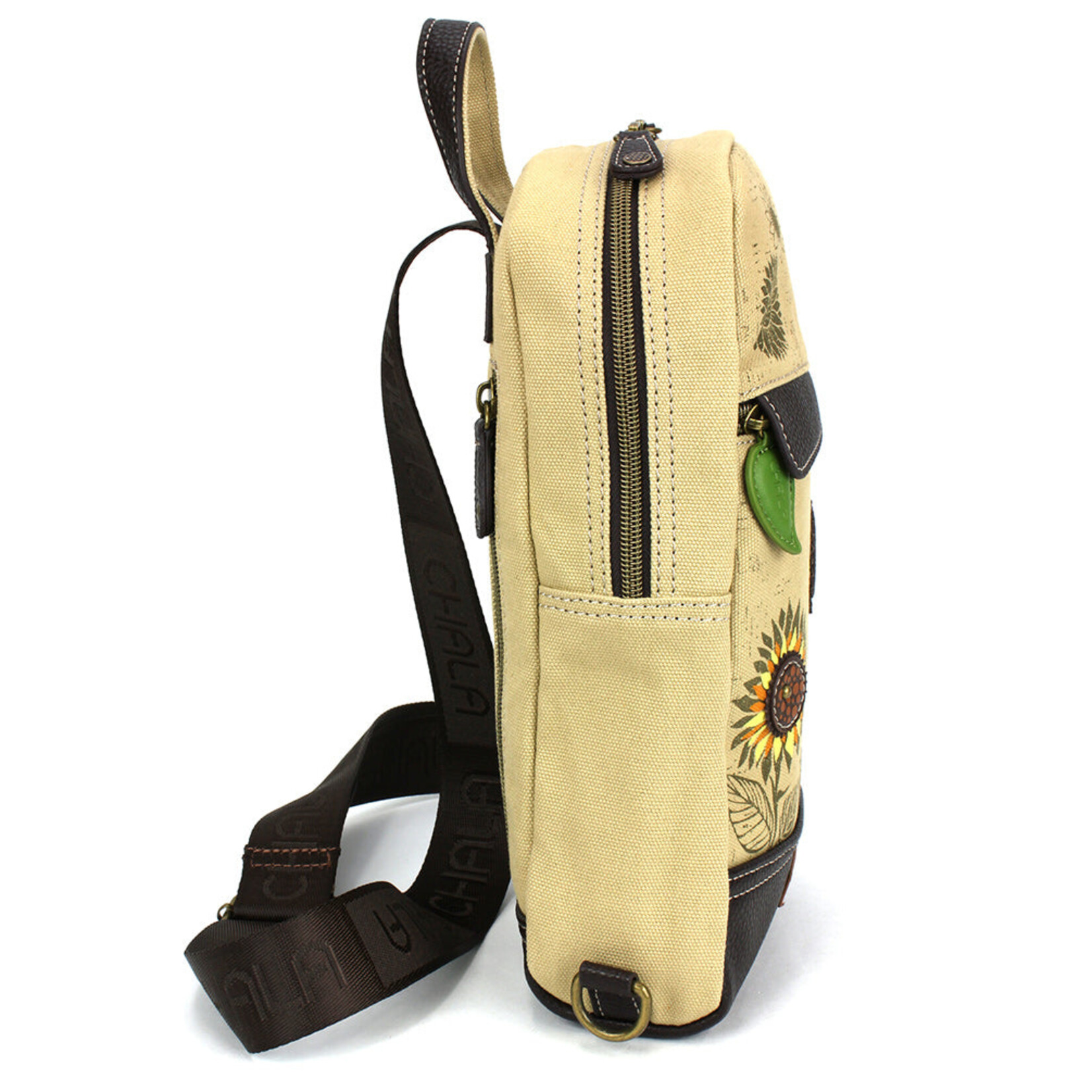 Chala Canvas Sling Bag - Sunflower
