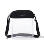 Baggallini Clear Stadium Explorer Crossbody - Black 2026