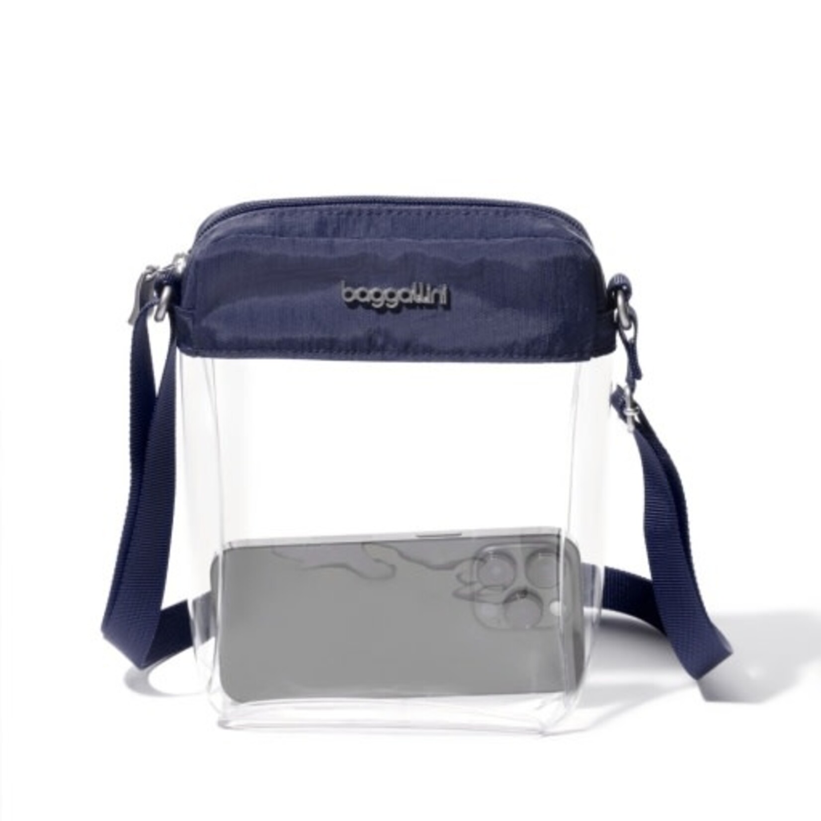 Baggallini Clear Stadium Explorer Crossbody - Dark Blue 2026